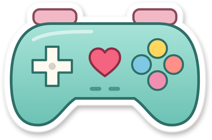 Controle de videogame fofo